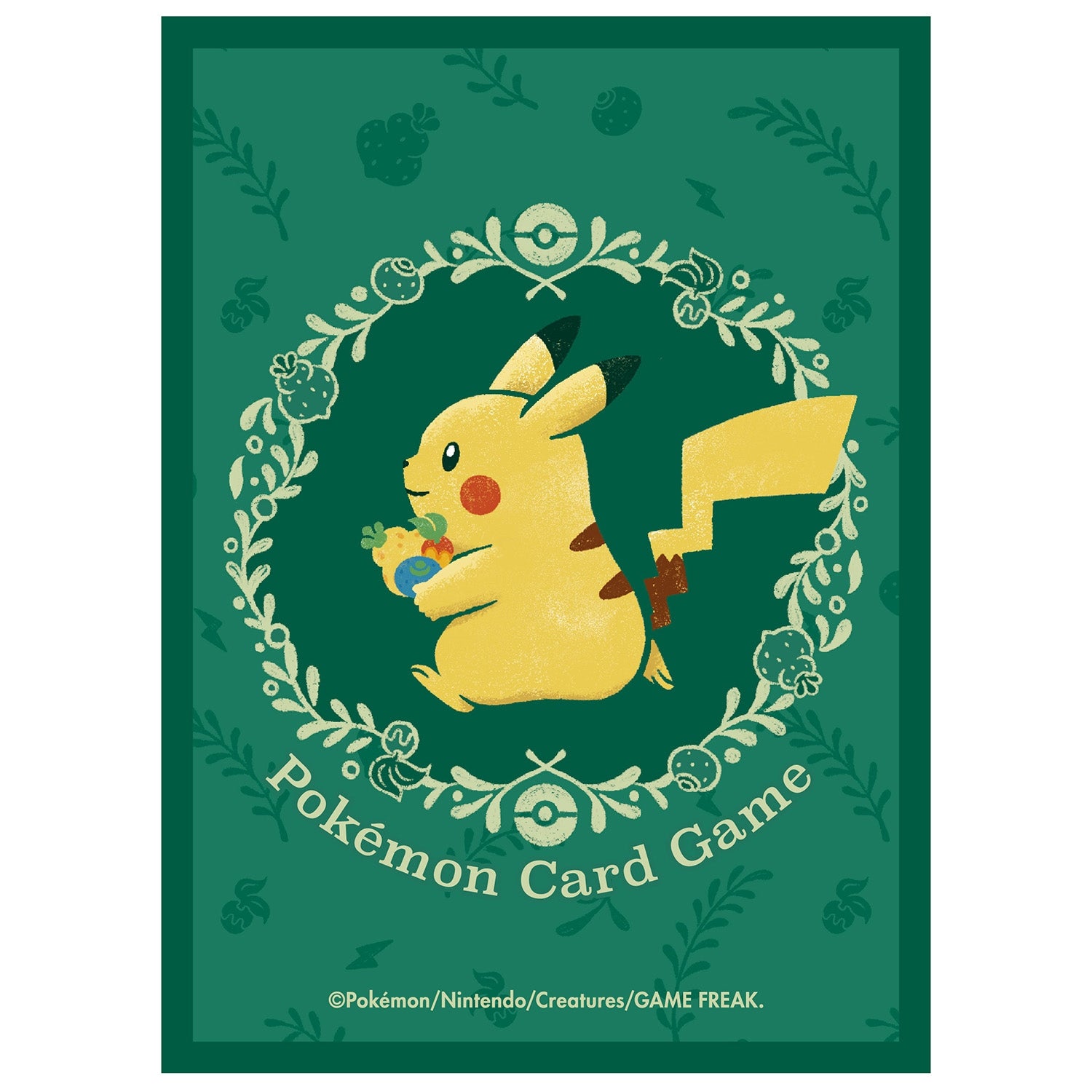 Pokémon TCG Deck Shield – Pikachu & Berries (Japan Exclusive)