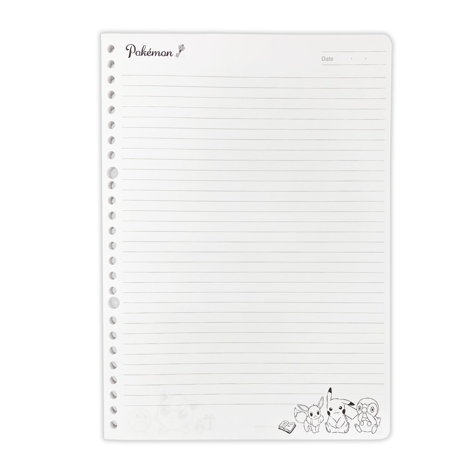 Authentic Japanese Pokemon Notebook with collectible charm