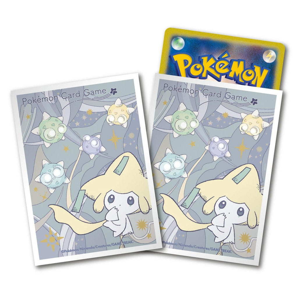 Pokémon TCG Premium Gloss Deck Sleeves – Jirachi Star Connector [White]