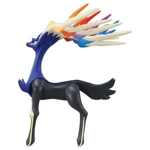 Moncolle ML-12 Xerneas figure, Japanese anime collectible with official Pokemon packaging