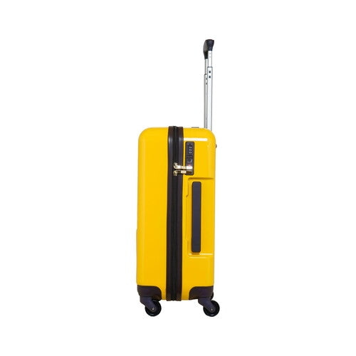 Authentic Japanese Pikachu luggage - side view with Pokemon Center logo