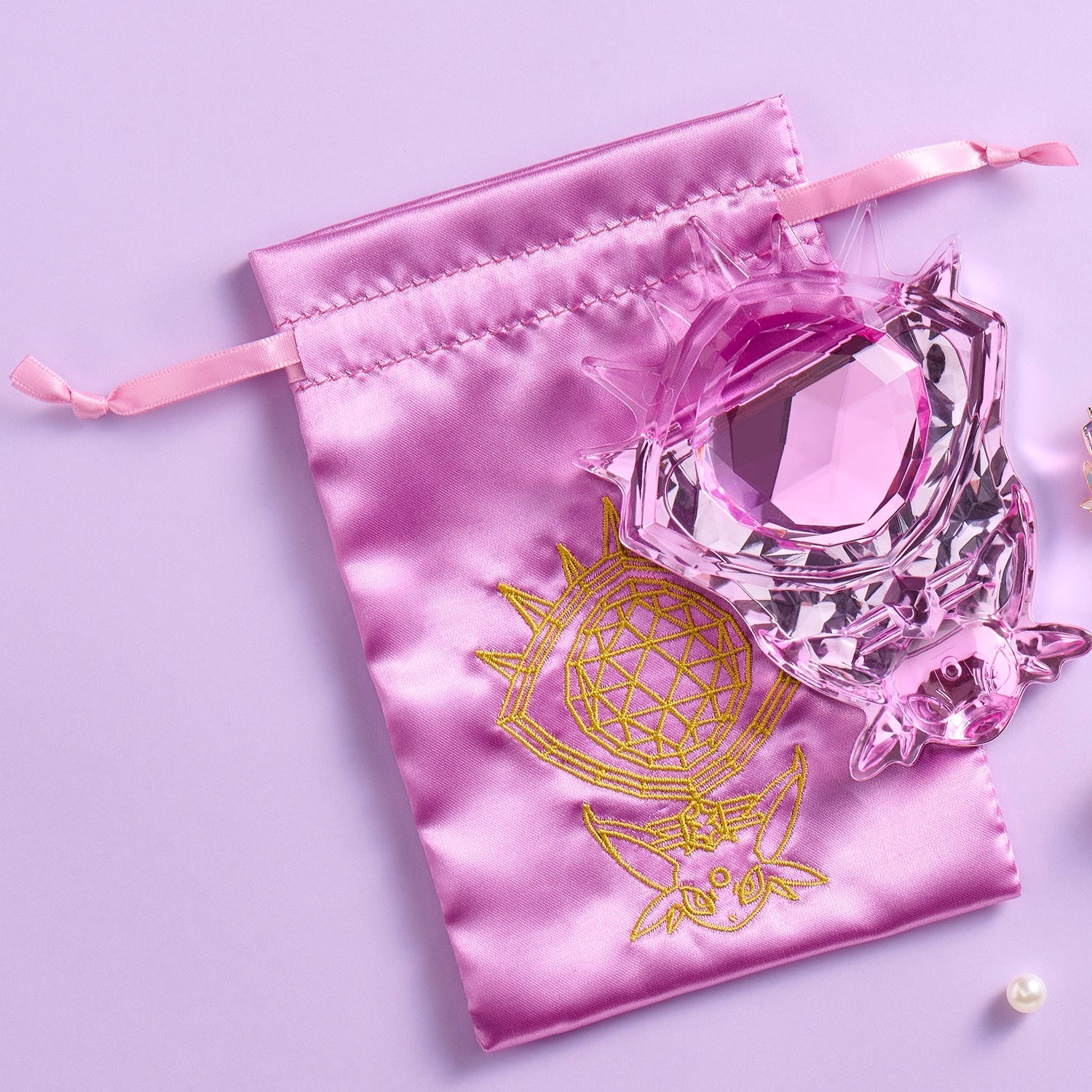 Pokémon accessory Die-cut glitter mirror Esper Terra Star Effie