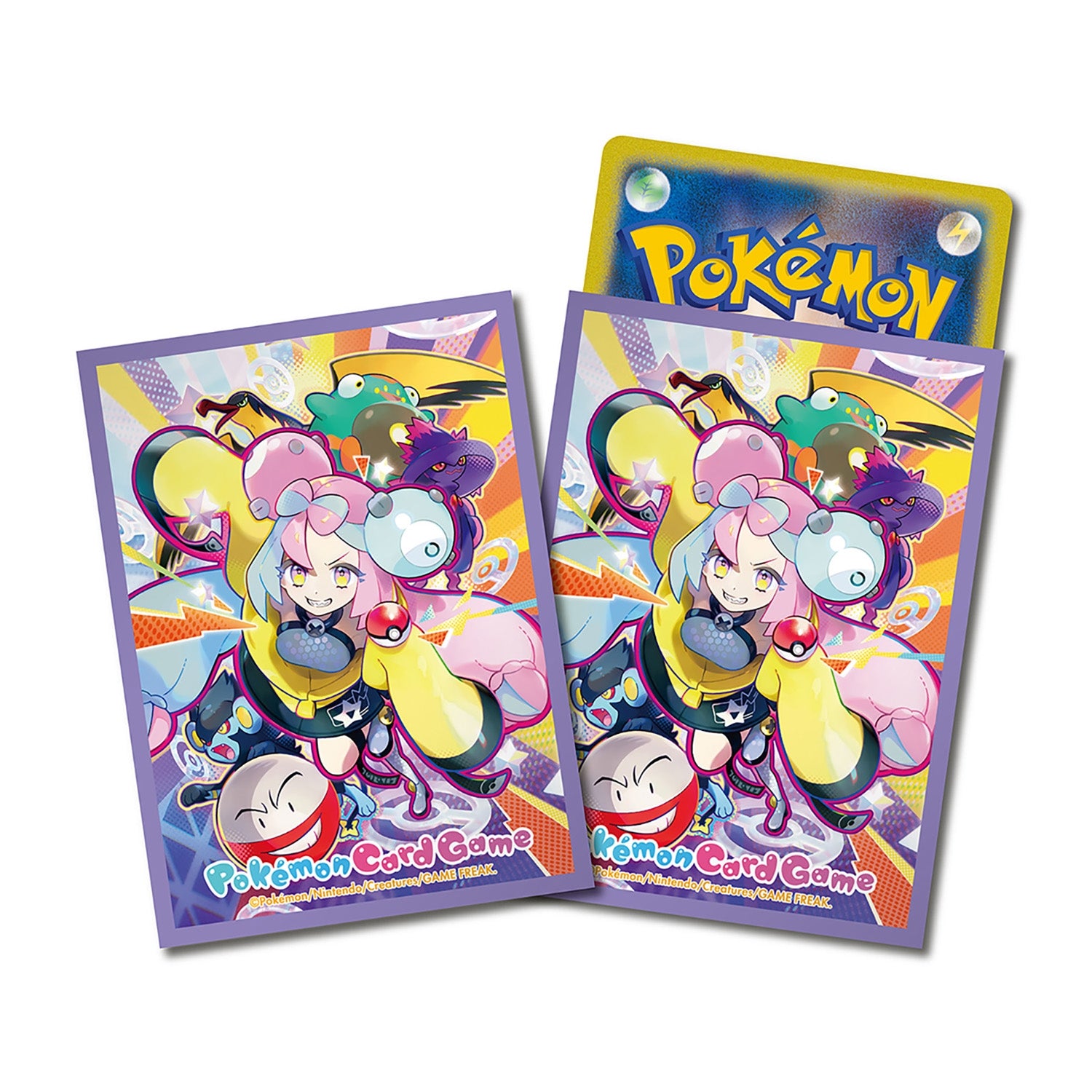 Pokémon TCG Official Deck Shields Iono Purple - Japan Exclusive (65ct)