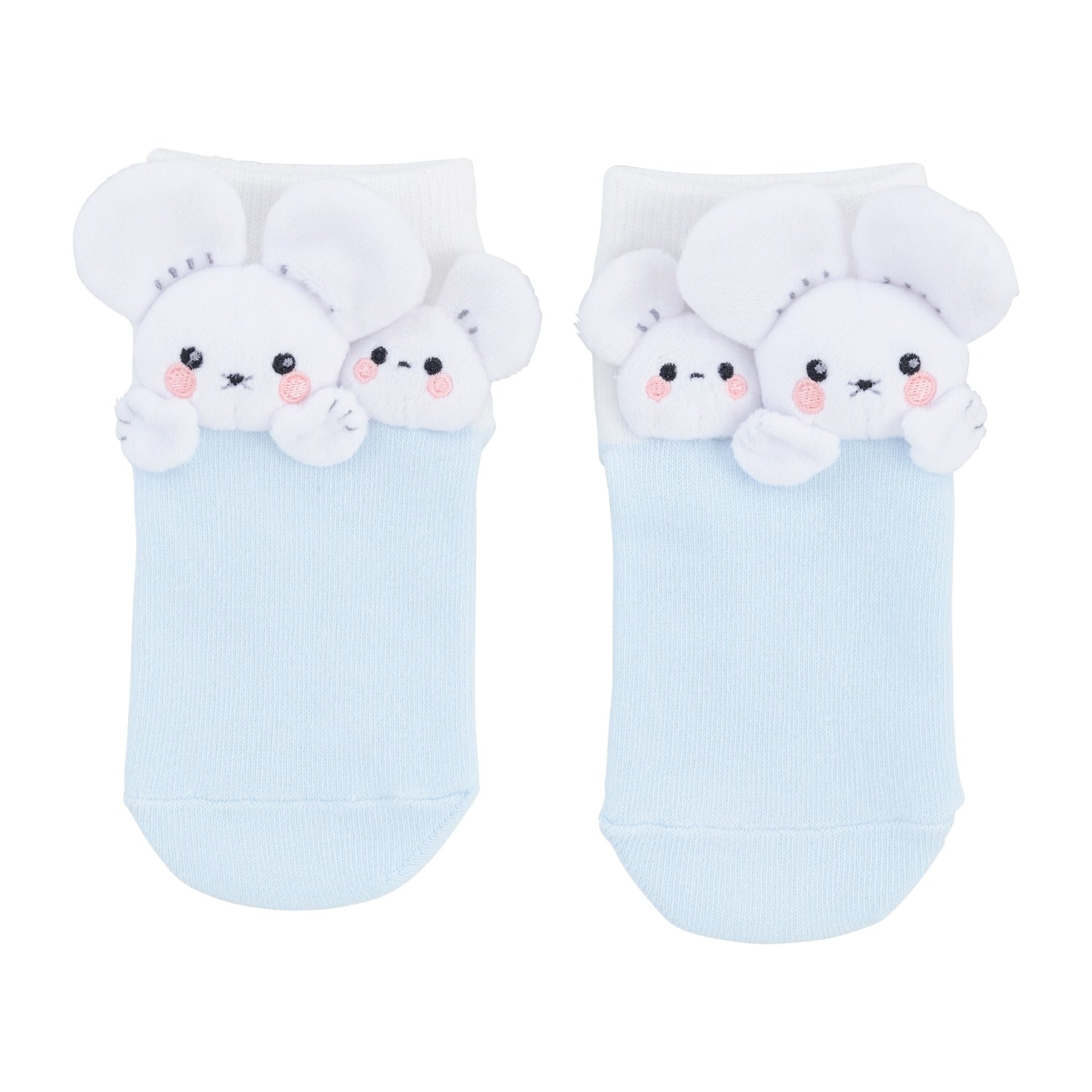 Middle socks with mascot Narwhal (19-21cm)