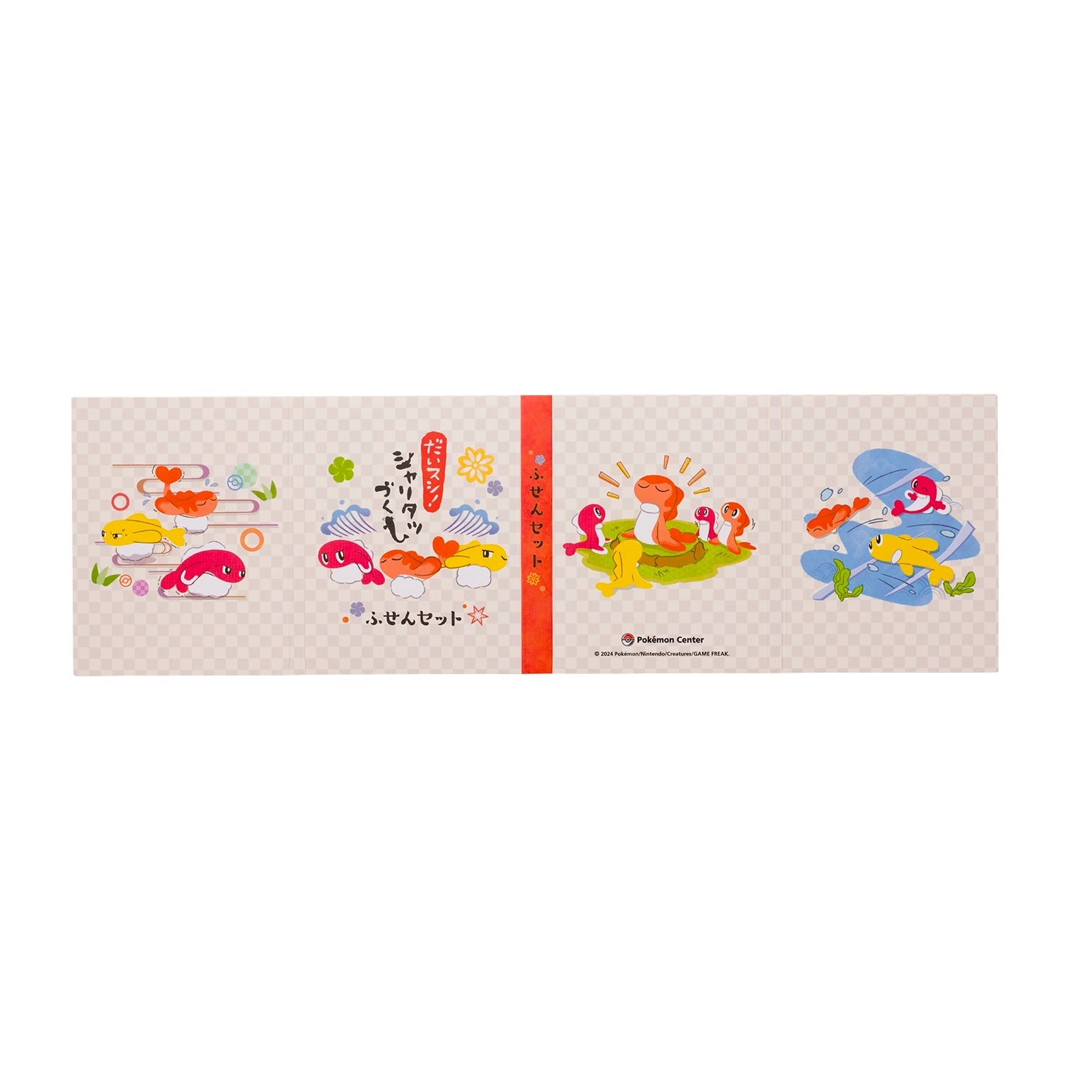 Daisushi! Sticky Set, officially licensed Pokemon Center Japan item with Sharitatsu Vendor, sourced from Japan