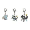 Pokemon National Encyclopedia metal charm 403 from Japan, featuring detailed character design