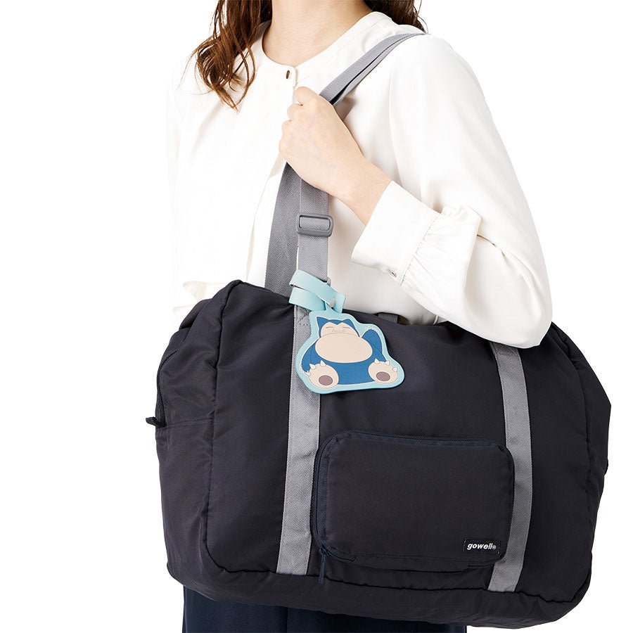 Authentic Japanese Kurutto Luggage Tag Snorlax with detailed design from Japan