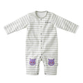 Monpoke coverall with knee pads gray