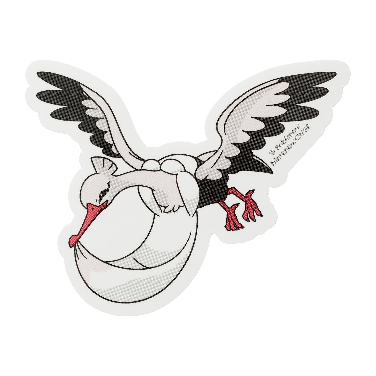 Pokemon sticker featuring Bombirdier, a Flying/Dark-type Pokemon from Japan