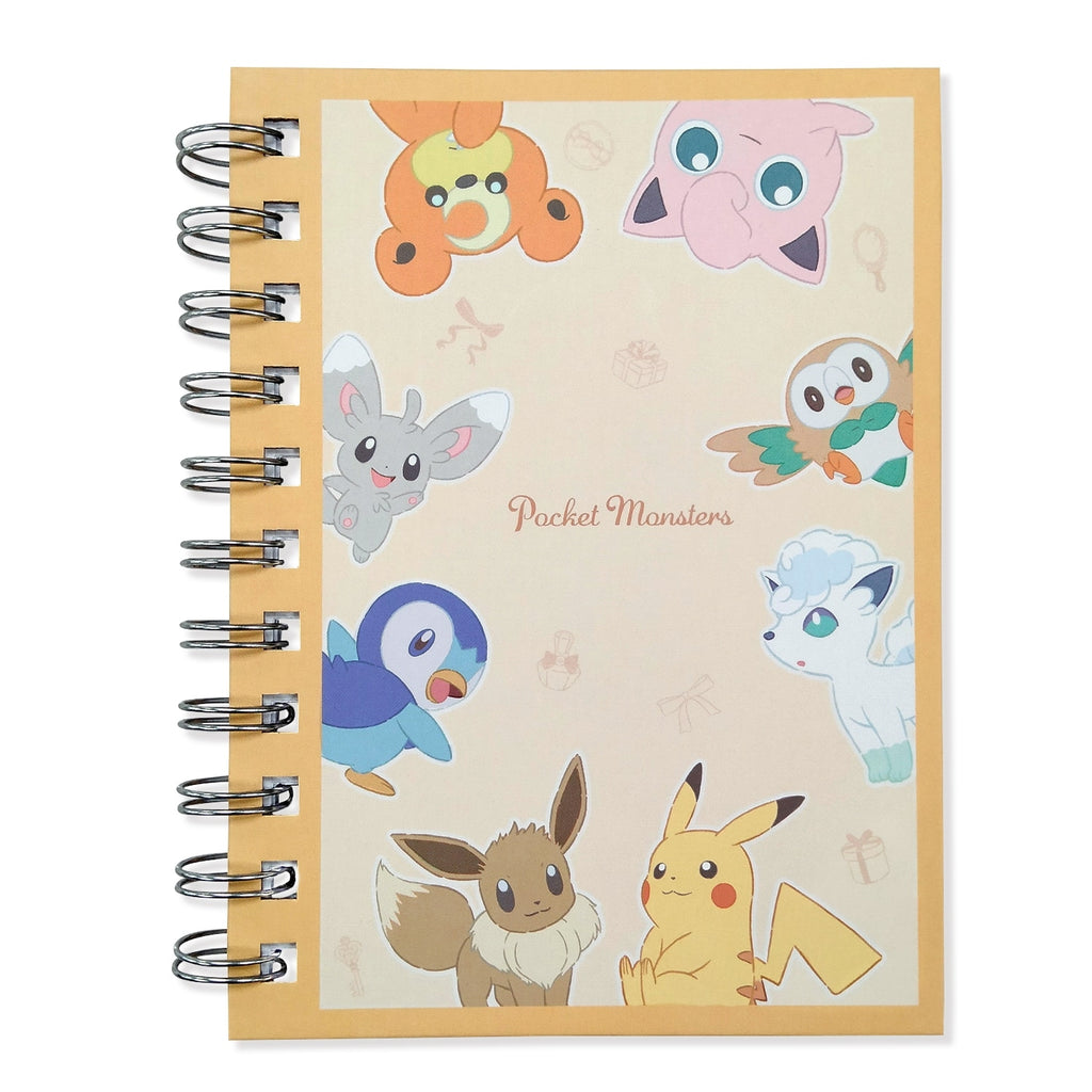 Pokemon A6W ring notebook with colorful cover from Japan