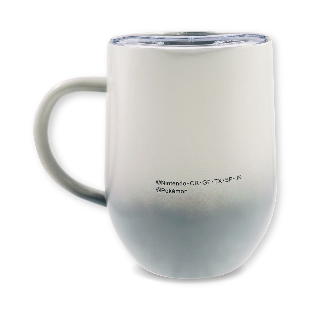 Stainless steel mug blacky with gradation lid