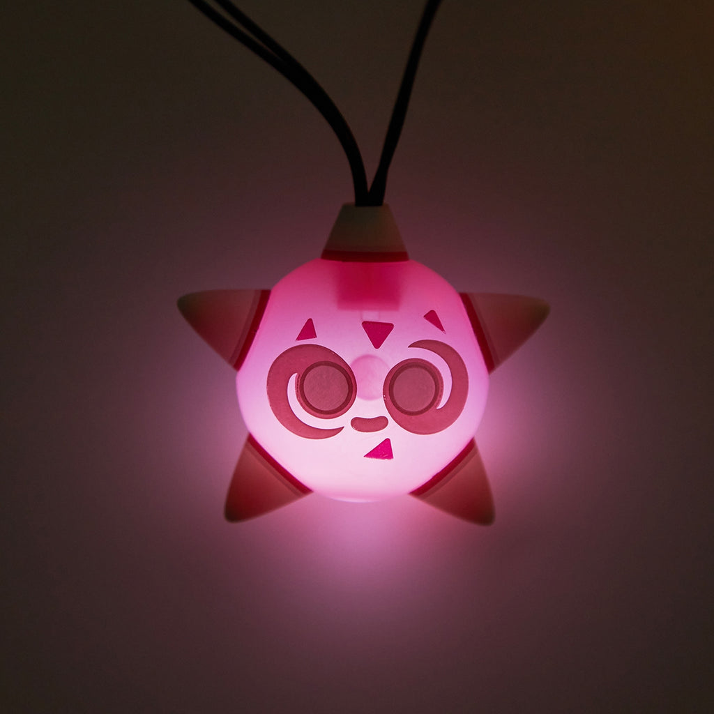 Minior Meteor Pokemon on garland light, Japanese anime collectible item, 4.5cm x 4cm x 3cm