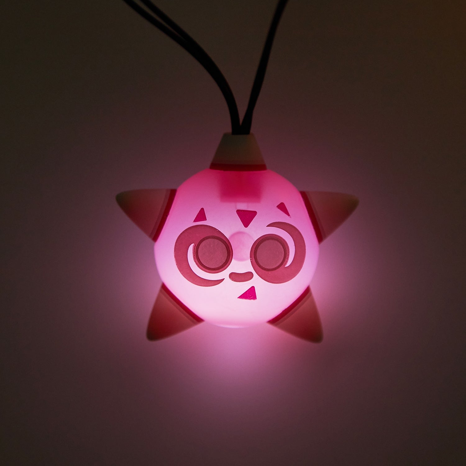 Minior Meteor Pokemon on garland light, Japanese anime collectible item, 4.5cm x 4cm x 3cm