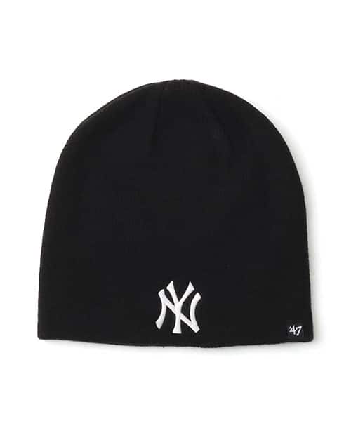 atmos Tokyo 47 Beanie New York Yankees from Japan, blue beanie with Yankees logo