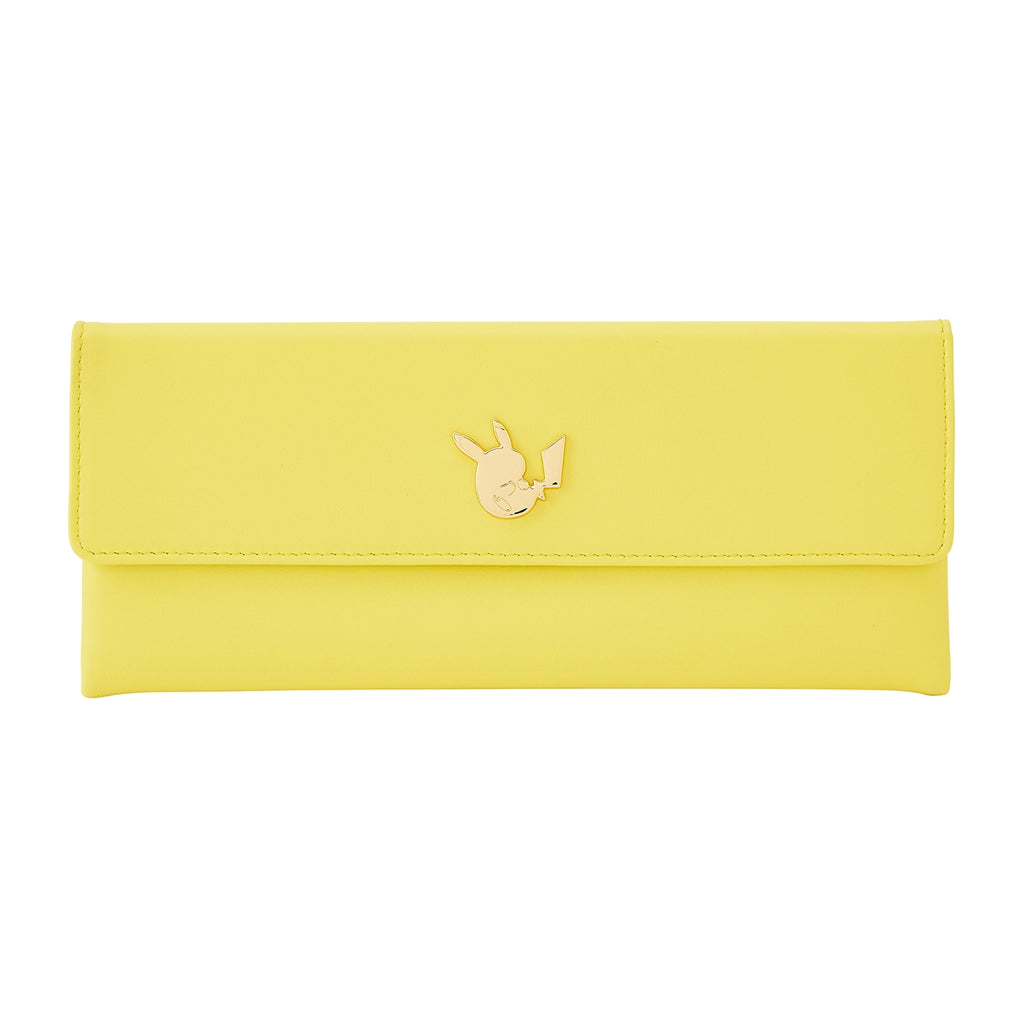 Pikachu leather case from Japan, multi-flat design with vibrant colors