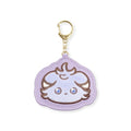 Fluffy Nyasper Pokepiece keychain with Espurr design from Japan
