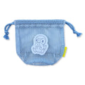 Mesh drawstring pastel pochama