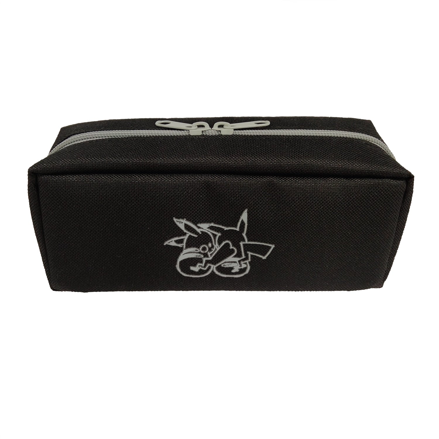 Pikachu pen case with big capa, black color, Japan exclusive collectible, sourced from Pokemon Center Online