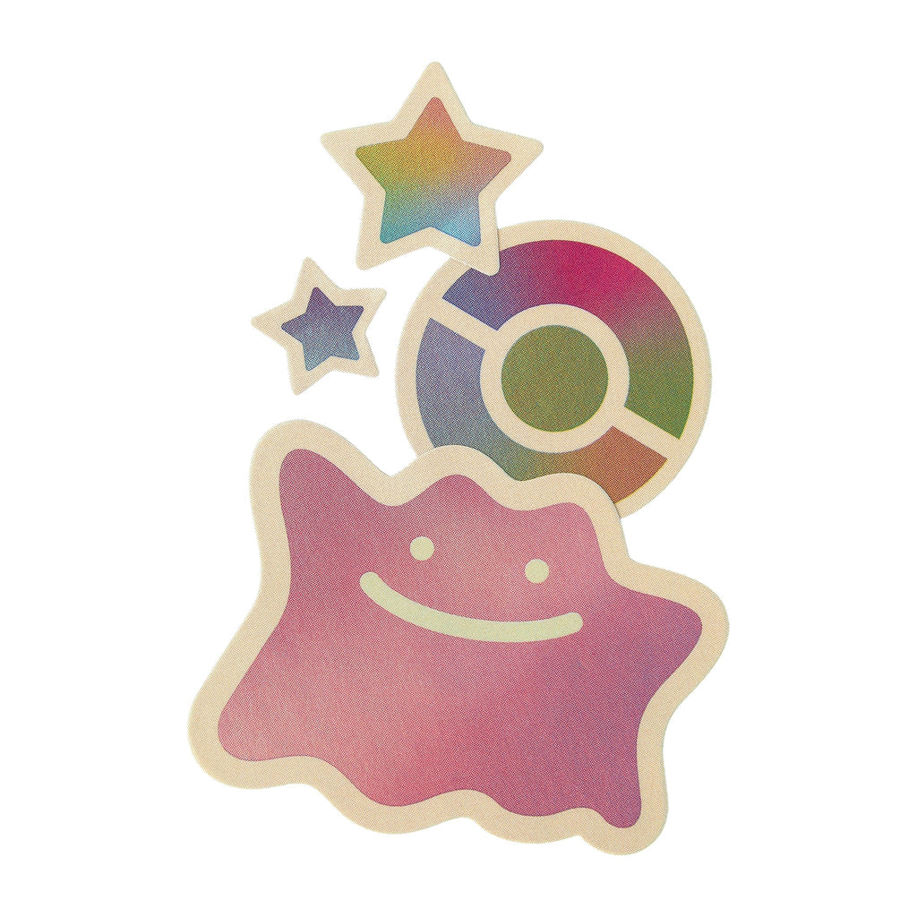 Ditto Pokemon sticker set with colorful designs from Japan