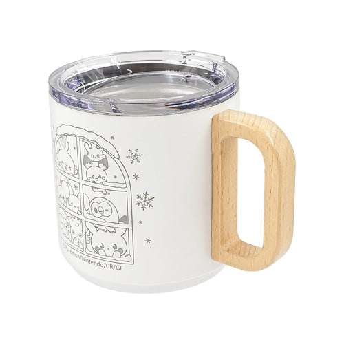Mug with wooden handle Winter Pokepiece