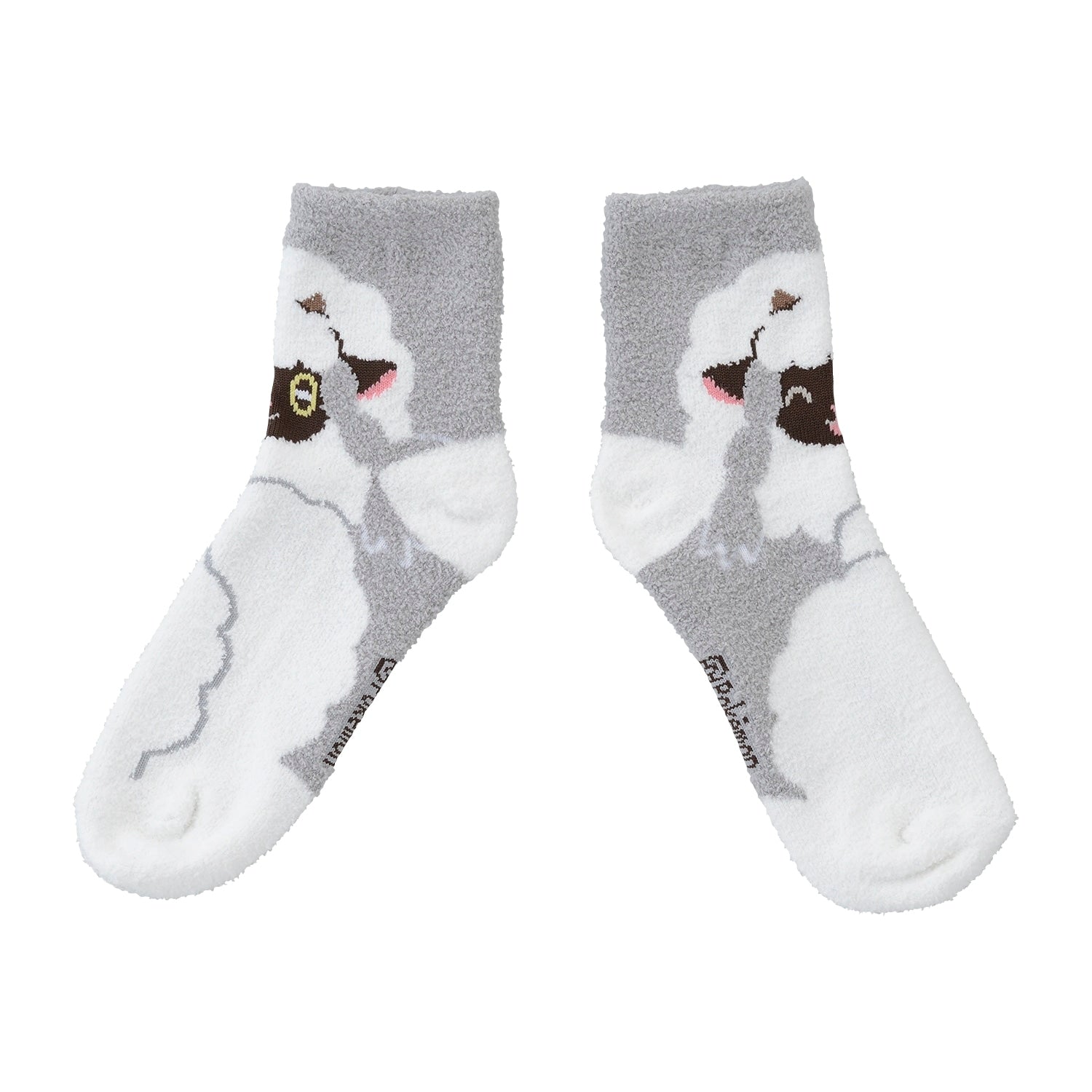 Middle socks fluffy wool (19-21cm) / (23-25cm)