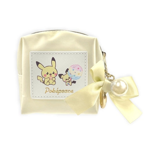 Mini pouch with carabiner Pikachu & Pichu Sweets shop Pokepiece