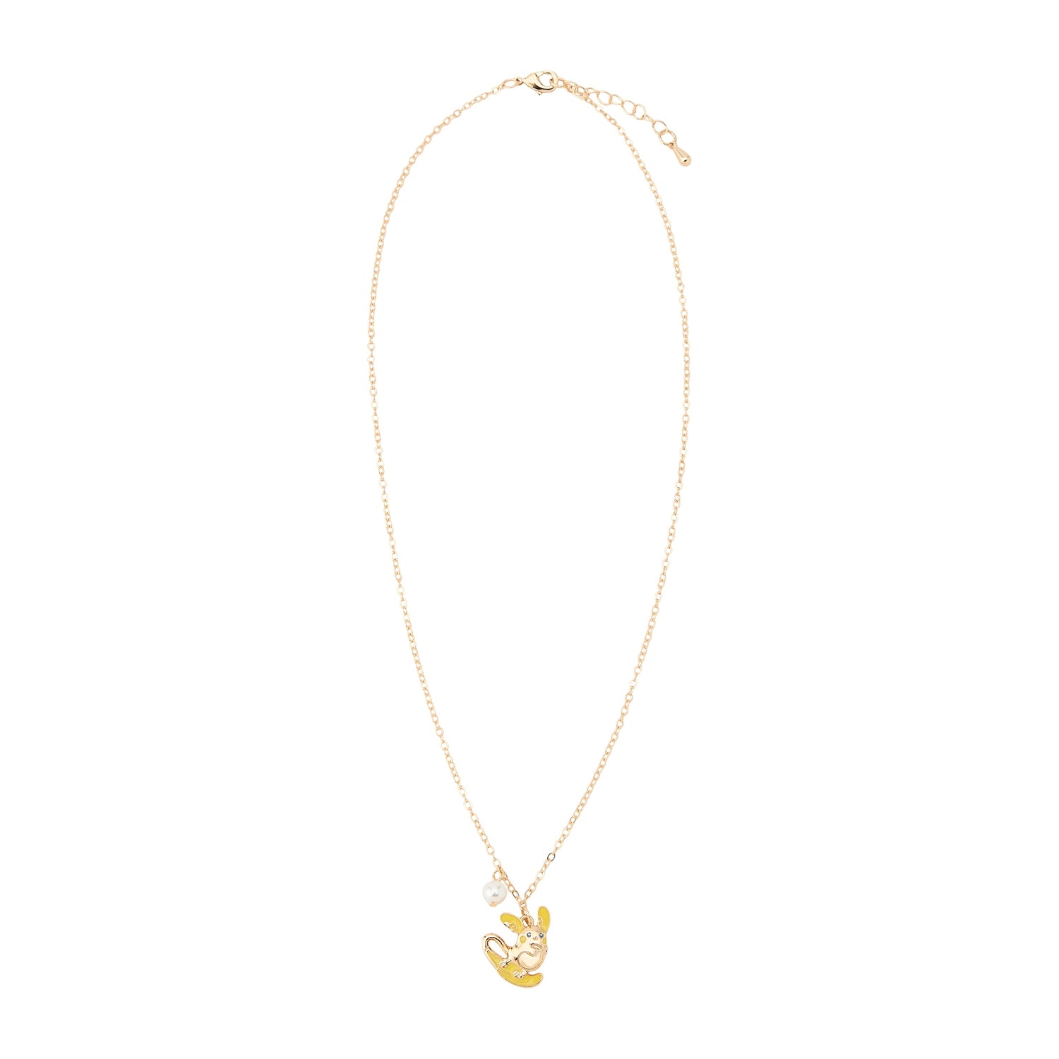 Alolan Raichu necklace with chain from Japan, Pokemon collectible