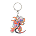 Koraidon metal keychain with detailed design, sourced from Japan