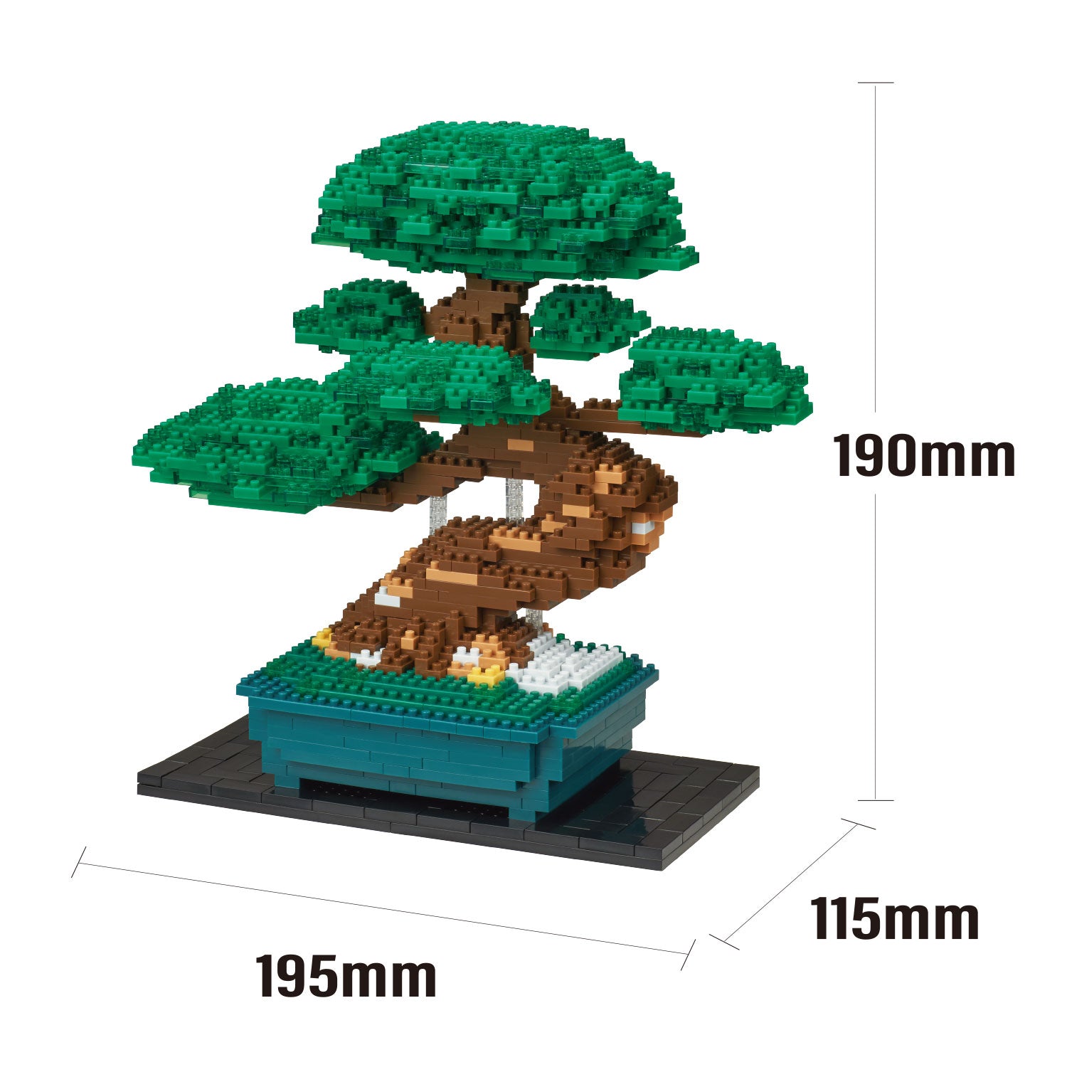 Nanoblock Bonsai Pine Deluxe Edition