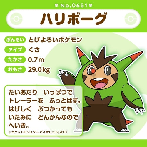 Pokémon fit Quilladin (#651) Official Plush – Pokémon Center Japan