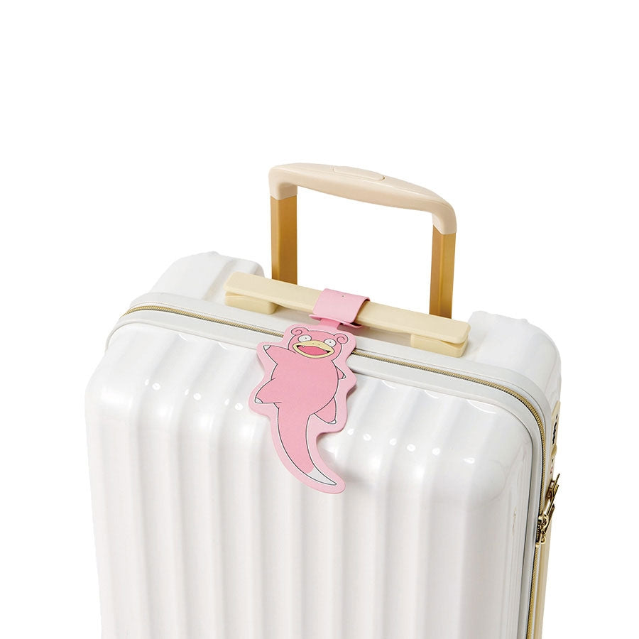 Close-up of Kurutto Luggage Tag Yadon, featuring Slowpoke's adorable face, from Japan