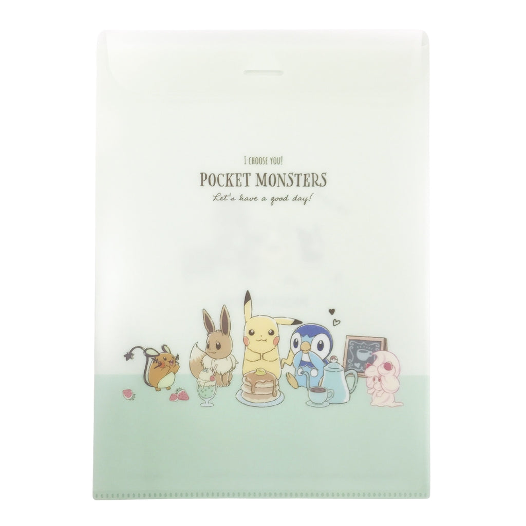 Pokemon Mogumogu Vendor antibacterial loose-leaf case with cute design from Japan