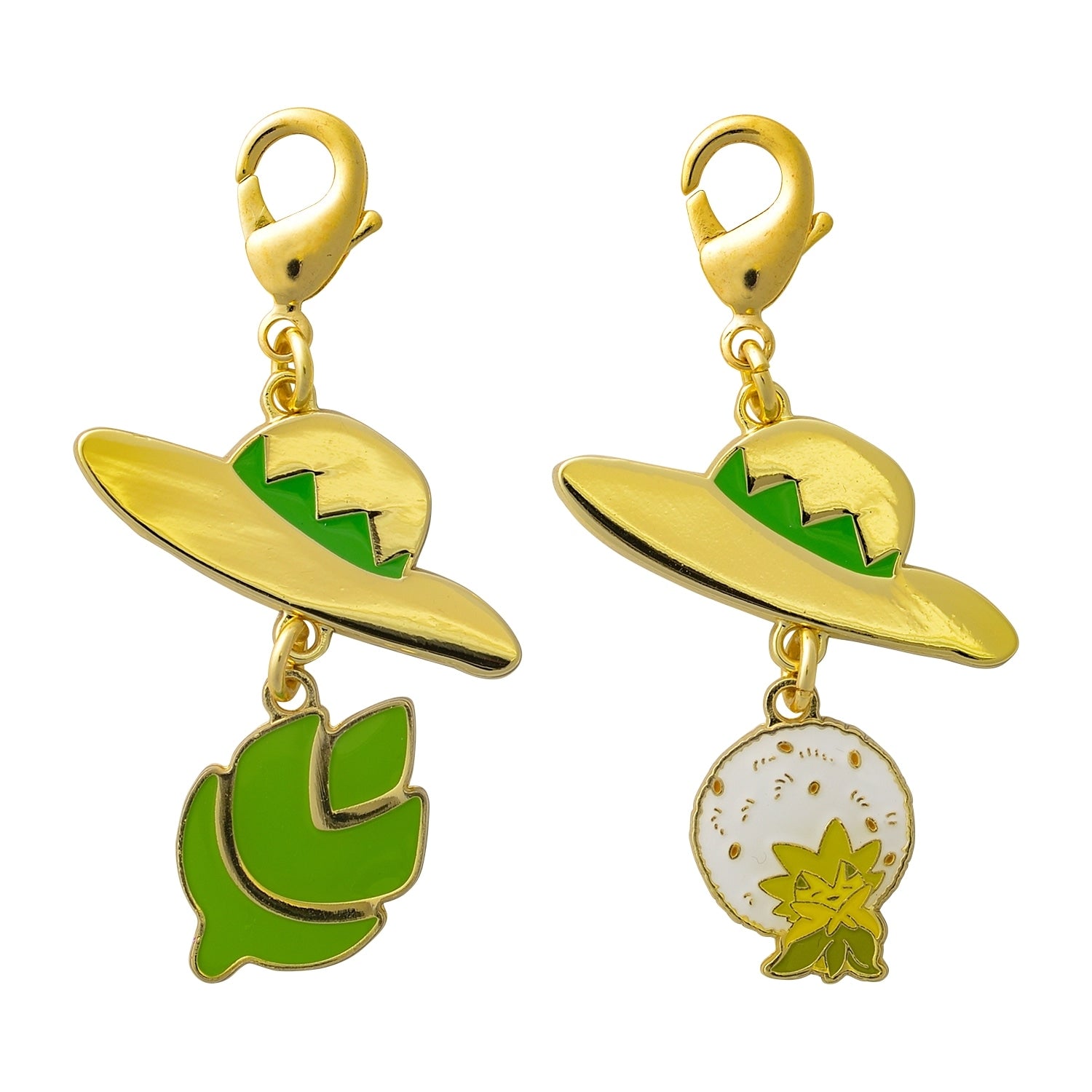 Pokemon Zipper Charm with Yarrow design from Japan, detailed character face and vibrant colors