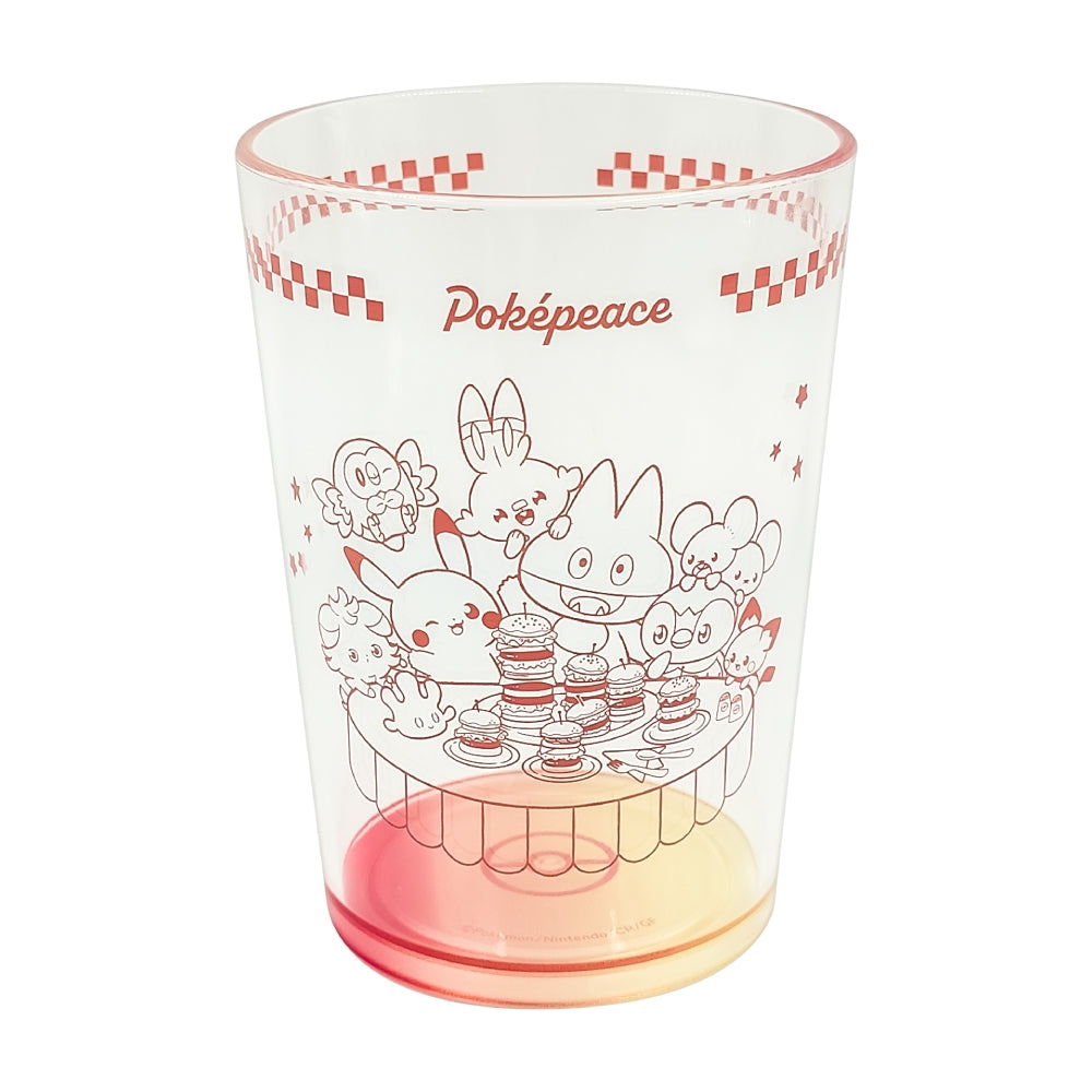 Plastic cup diner red poke piece