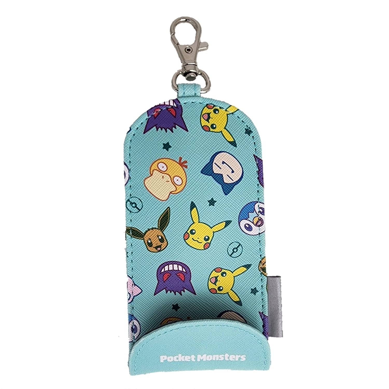 Pokemon Key Case with Reel from Japan, featuring Pikachu and Pokeball design