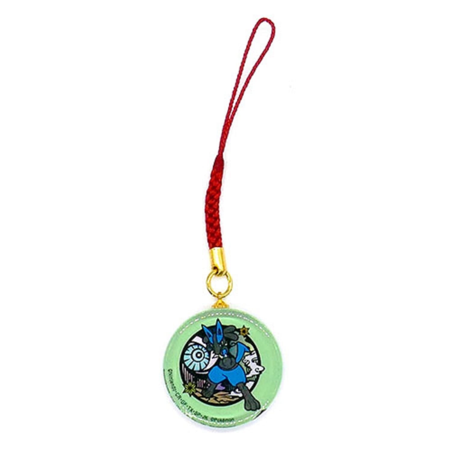 Official Pokemon Center Lucario Netsuke, glass material and Aura Pokemon design