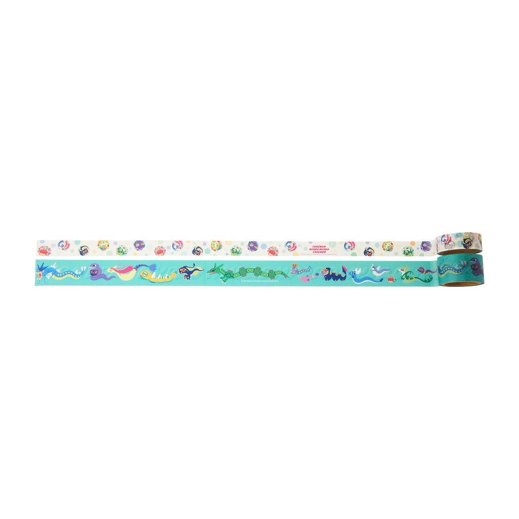 Close-up of POKÉMON NYORO NYORO FRIENDS Masking Tape featuring cute designs from Japan