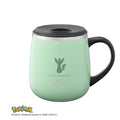 Eevee Friends Stainless Steel Mug with Lid from Japan, featuring Leafeon