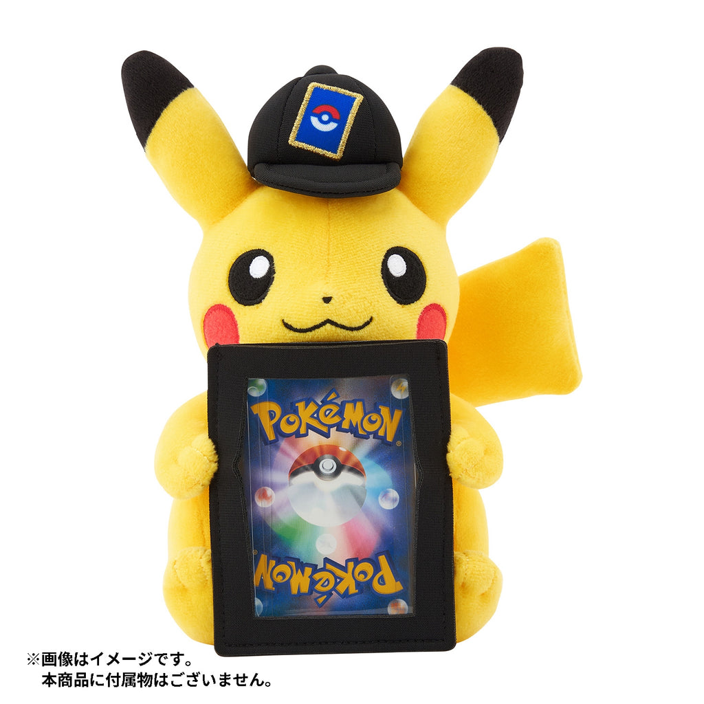 Pokémon Card Game Plush Card Stand – Pikachu #25 | Pokemon Center Japan