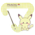 Pikachu Die Cut Acrylic Carabiner Holder from Japan, featuring a bright yellow Pikachu design