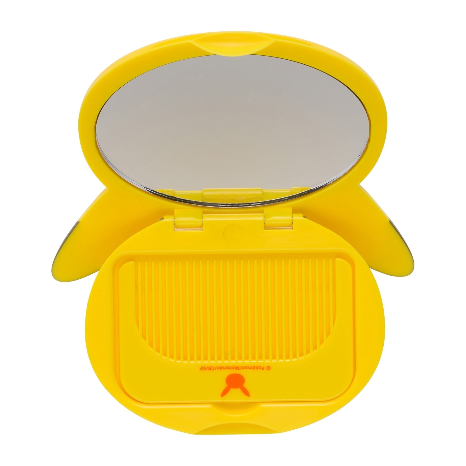 Compact mirror and comb with Pikachu, imported from Japan