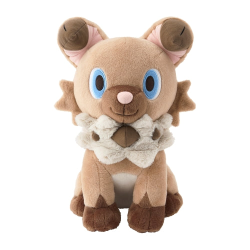 Sitting stuffed dog dog