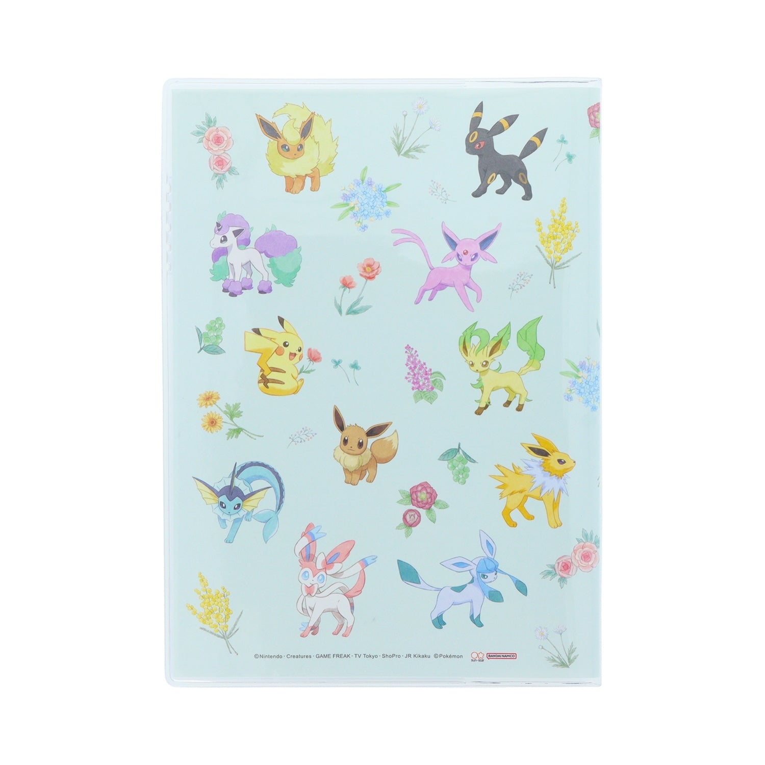 Close-up of Pokemon Notebook Monthly B6 Flyer, showcasing its high-quality paper from Japan