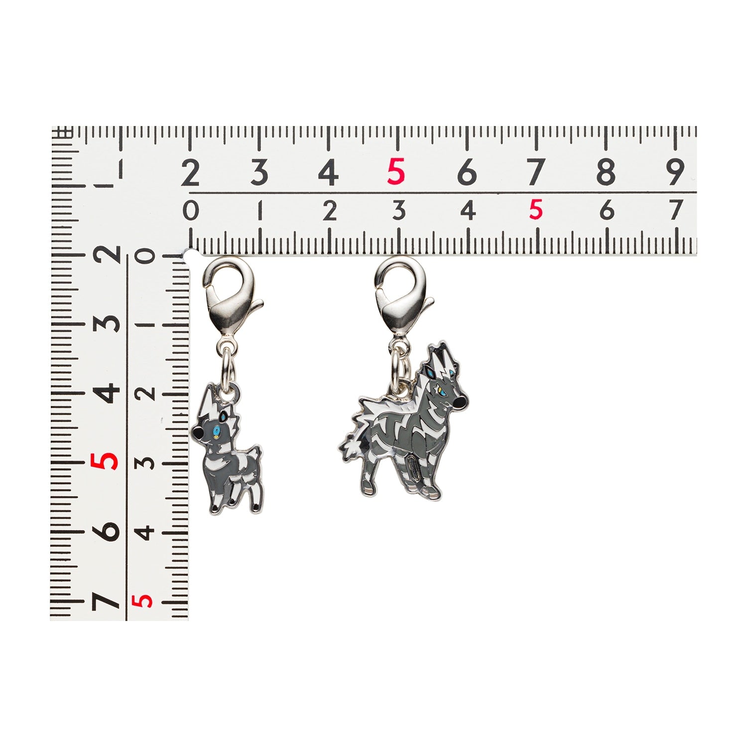 Pokémon Center Japan Metal Charm 522/523, authentic collectible with detailed design from Japan