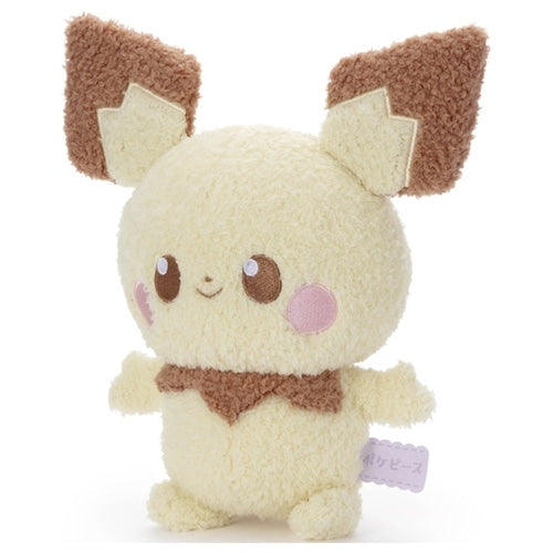 Authentic Japanese M/Pichu stuffed toy, detailed stitching