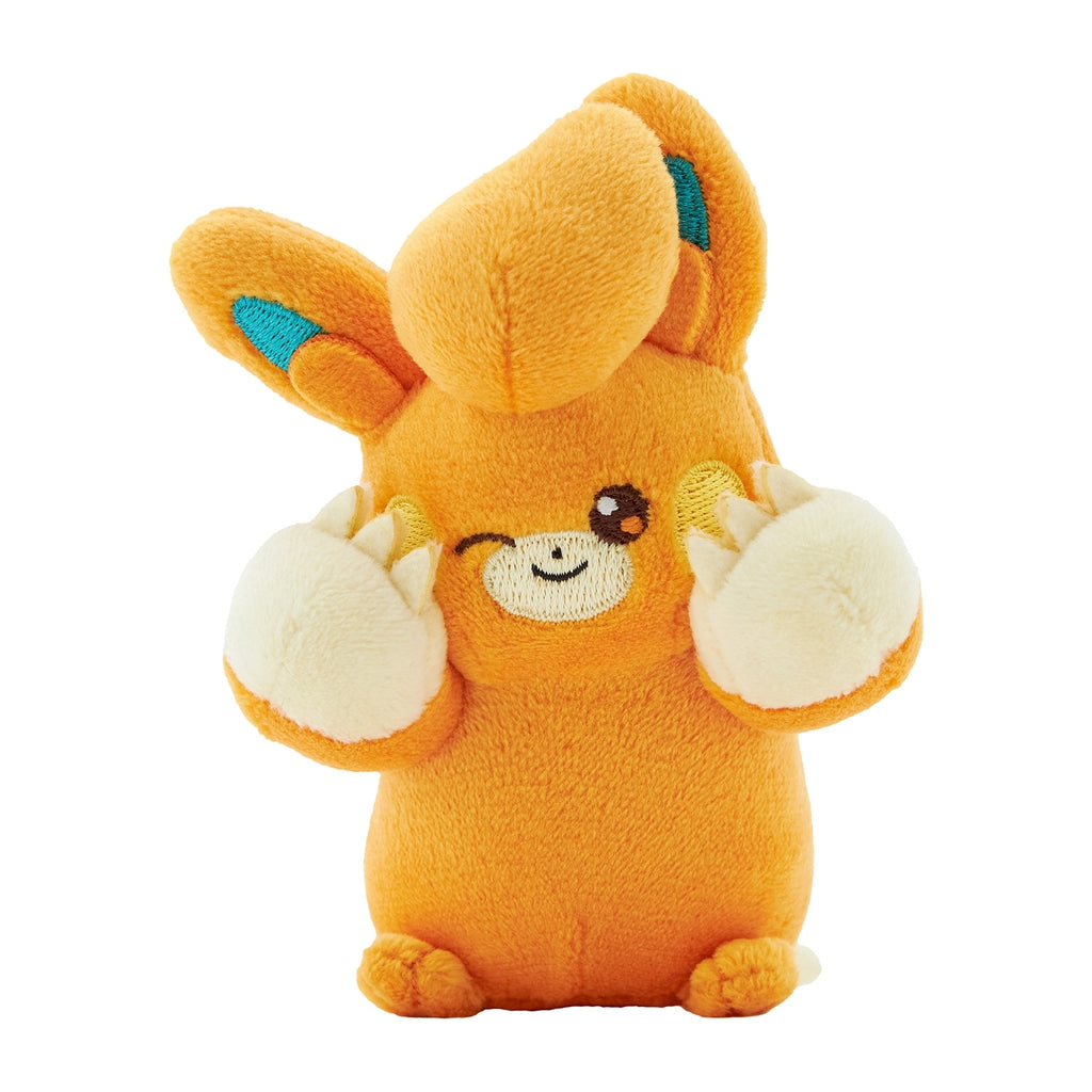 Pamo plushie from Japan, cute hand-stuffed animal with big eyes