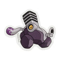 Pokemon Broron sticker from Japan, featuring Varoom with steel and poison type design