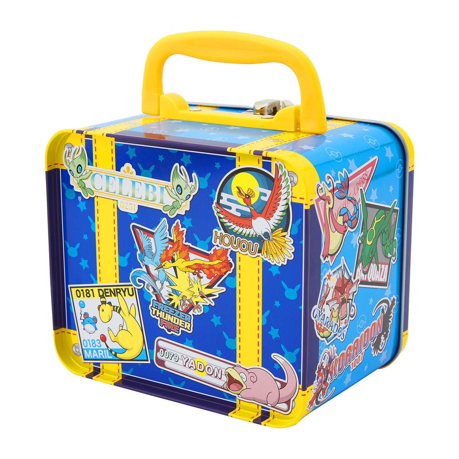 Star-shaped snack in trunk can Pokemon Center Travel Salt flavor with sticker