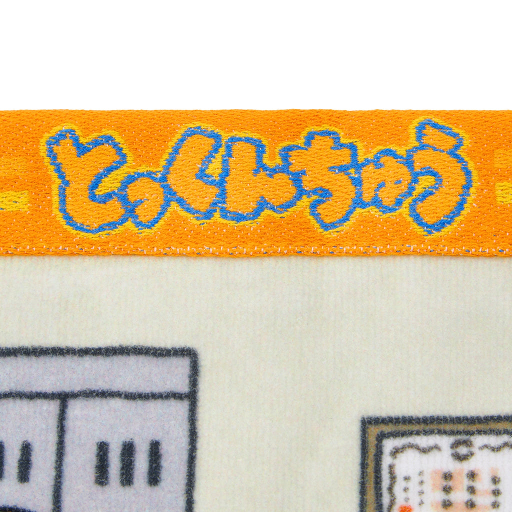 Tokunchu Pokemon face towel, vibrant colors and fun design from Japan