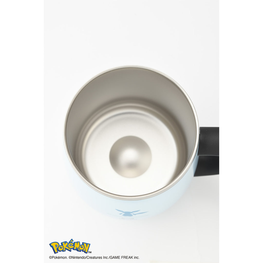 [BRUNO] Eevee Friends Stainless Steel Mug Short with Lid Blue Glaceon